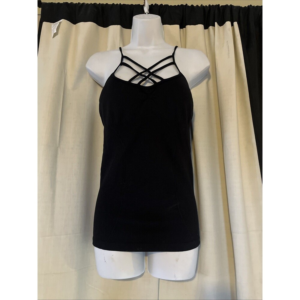 Love Charm Black Molded Cup Camisole Tank Top Size M/L